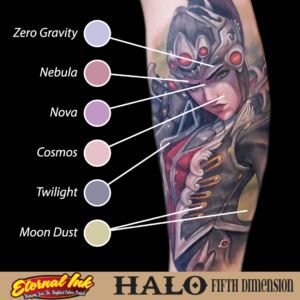 Set Mực Xăm Eternal - Halo Fifth Dimension - Hình ảnh 3