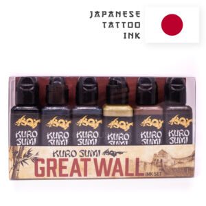 Mực xăm Set Kuro Sumi Japan Great Wall Set 1.5oz - Hình ảnh 3