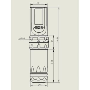 Máy Xăm Pen Không Dây POSEIDON V10 TRIDENT - Hình ảnh 4