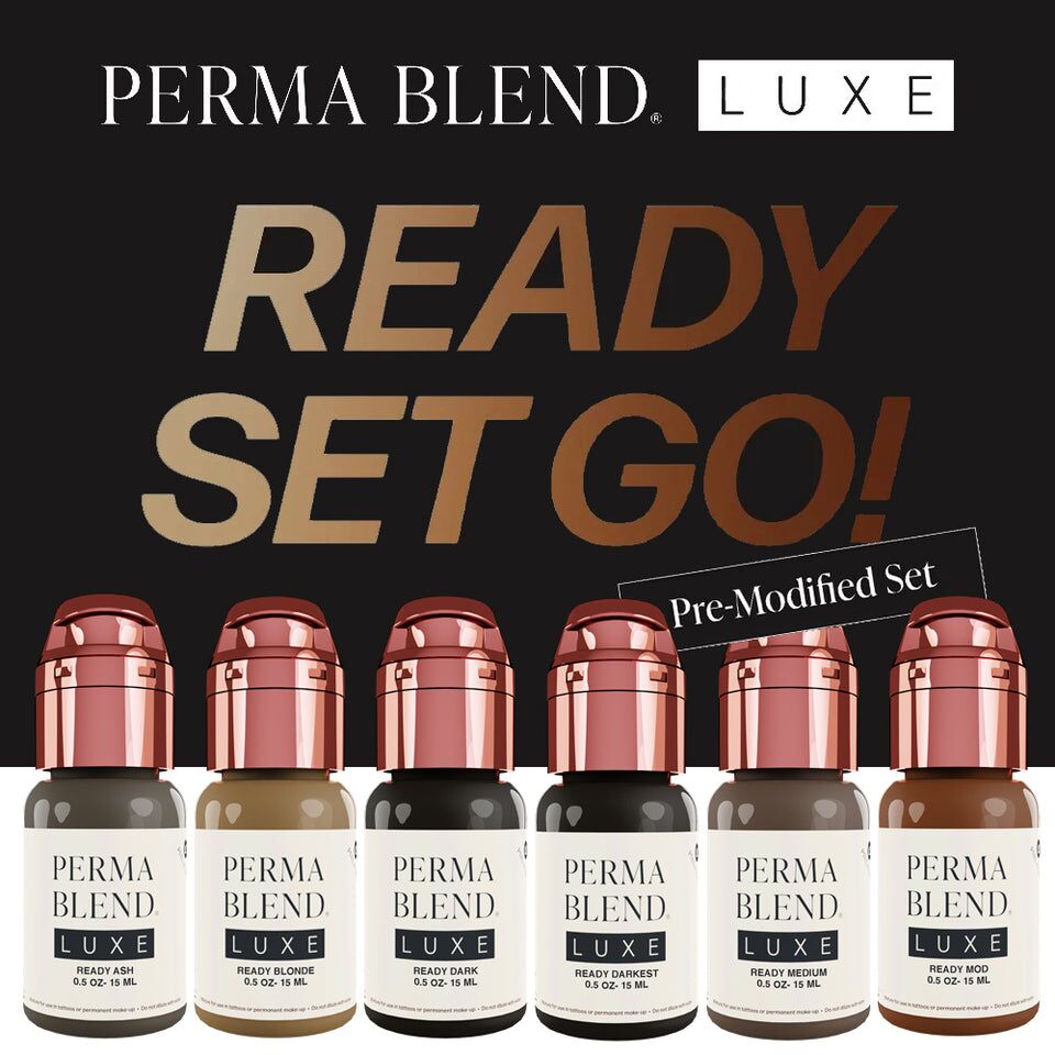 Set Mực Xăm PERMA BLEND - LUXE READY TO GO - DỤNG CỤ XĂM CHUYÊN NGHIỆP - TATUSHOP