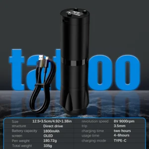 Máy Xăm Pen Không Dây KVM OLED - Ảnh 1