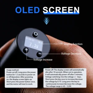 Máy Xăm Pen Không Dây KVM OLED - Ảnh 5